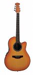 OVATION APPLAUSE AB24-HB BALLADEER MID-CUTAWAY, HONEY BURST  